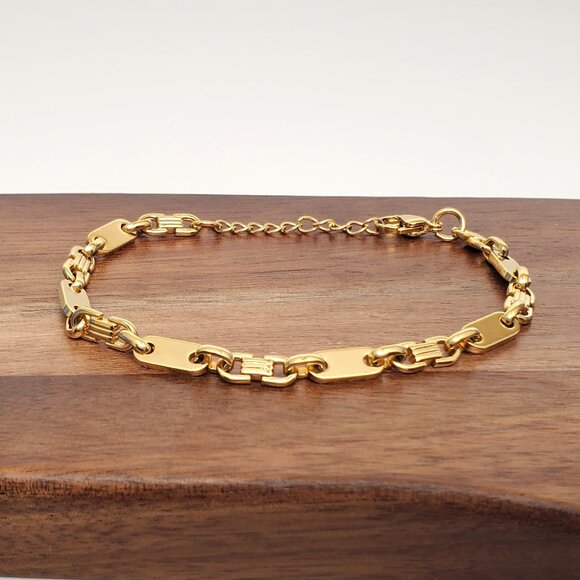 14K Gold Womens Chain Link Style Bracelet Ladies New 14 K Silver Jewelry 7" 8" - Picture 4 of 4